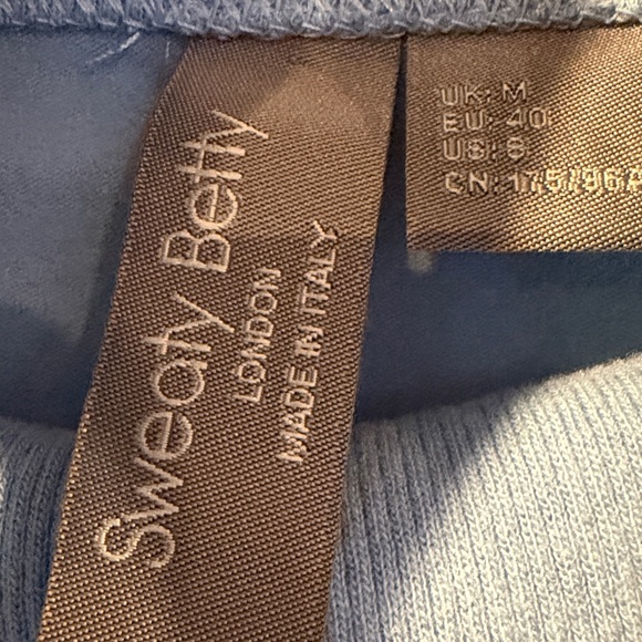 Sweaty Betty Light Blue Women's Hoodie - Picture 3 of 4